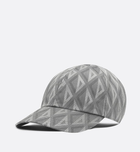 CD Diamond Baseball Cap • Gray Technical Nylon Jacquard