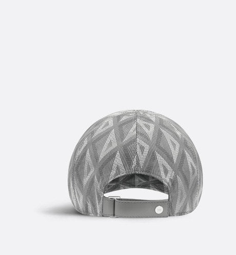 CD Diamond Baseball Cap • Gray Technical Nylon Jacquard