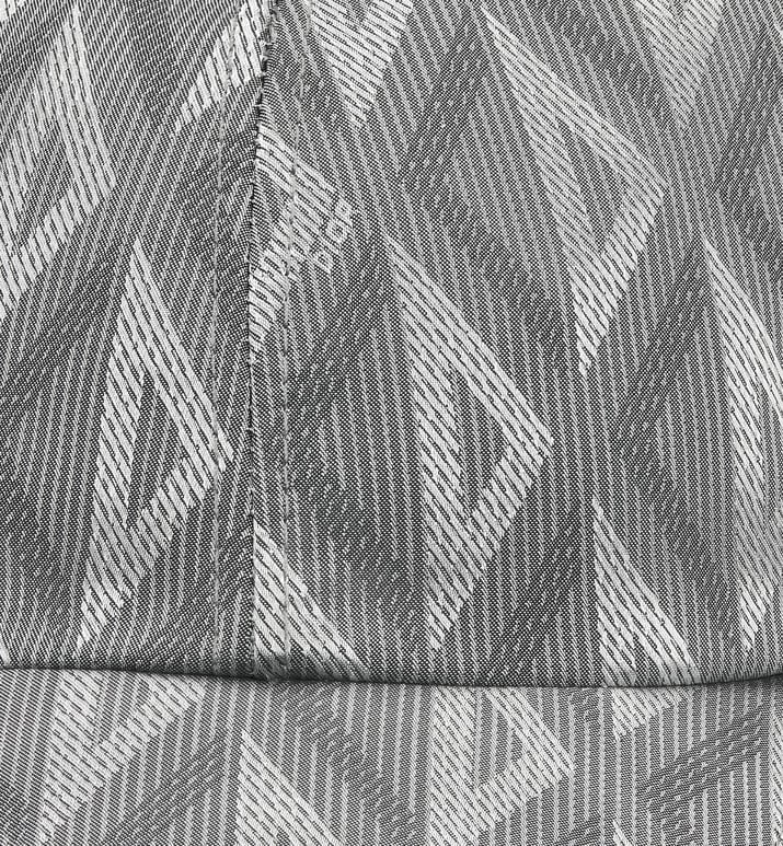 CD Diamond Baseball Cap • Gray Technical Nylon Jacquard