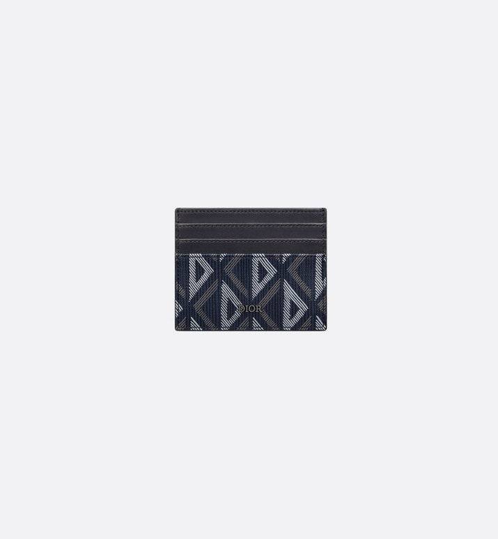 Card Holder • Navy Blue CD Diamond Canvas