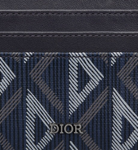 Card Holder • Navy Blue CD Diamond Canvas