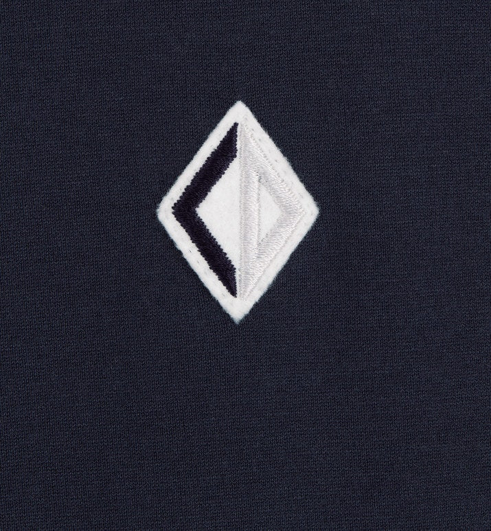 CD Diamond Relaxed-Fit T-Shirt • Navy Blue Cotton Jersey