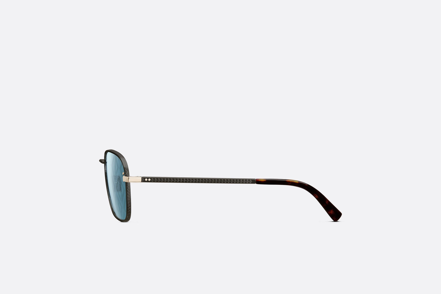 CD Diamond S4U • Blue Mirrored Square Sunglasses with CD Diamond Motif