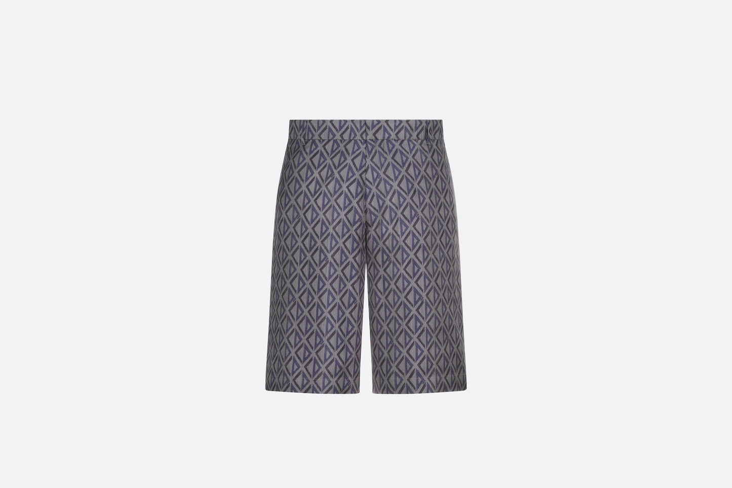 CD Diamond Bermuda Shorts • Deep Gray Silk Twill