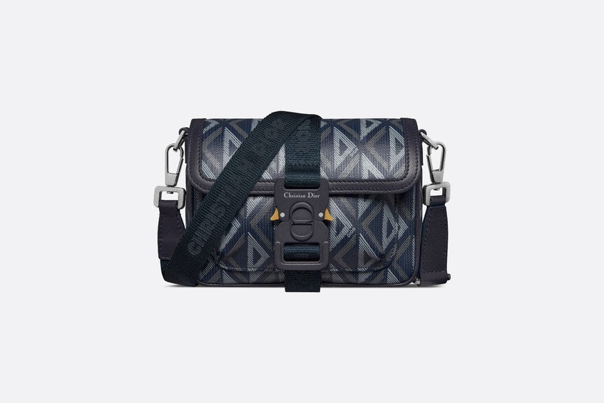 Dior Hit The Road Mini Bag • Navy Blue CD Diamond Canvas