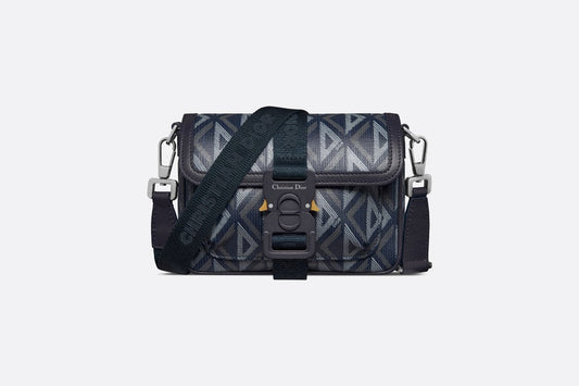 Dior Hit The Road Mini Bag • Navy Blue CD Diamond Canvas