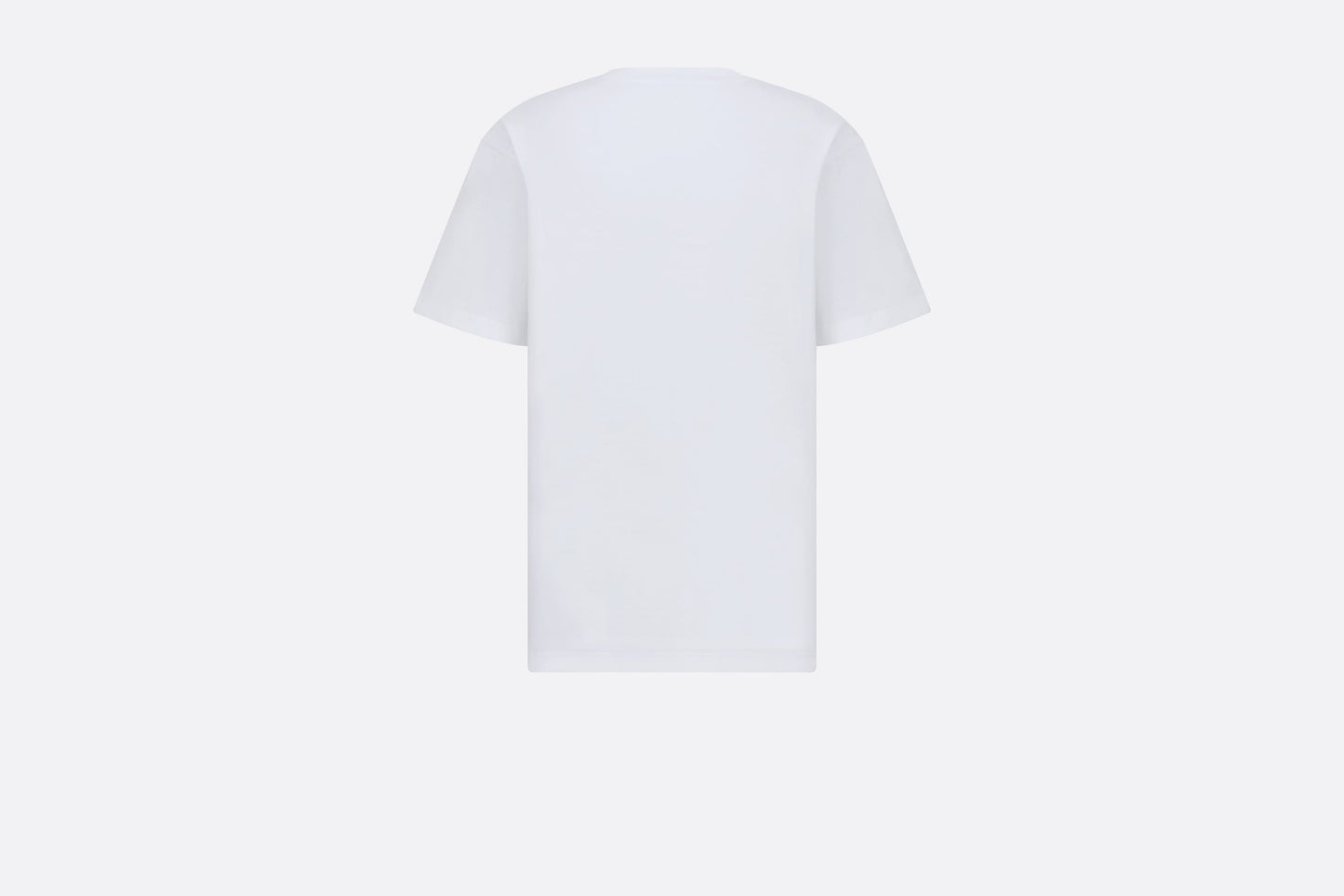 CD Diamond Relaxed-Fit T-Shirt • White Cotton Jersey