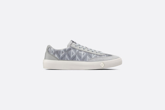 B101 Sneaker • Dior Gray CD Diamond Canvas, Smooth Calfskin and Nubuck