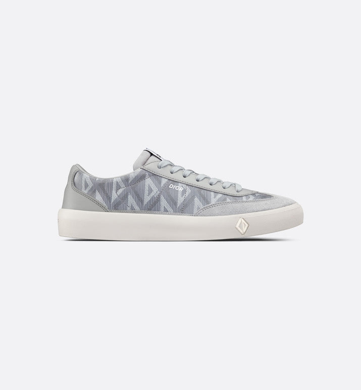 B101 Sneaker • Dior Gray CD Diamond Canvas, Smooth Calfskin and Nubuck