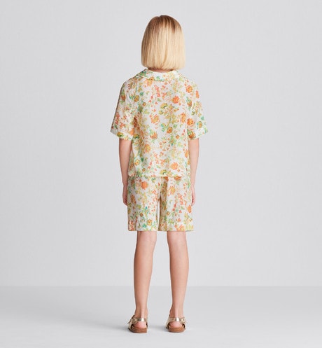 Kid's Shorts • Multicolor Voile with Floral Print