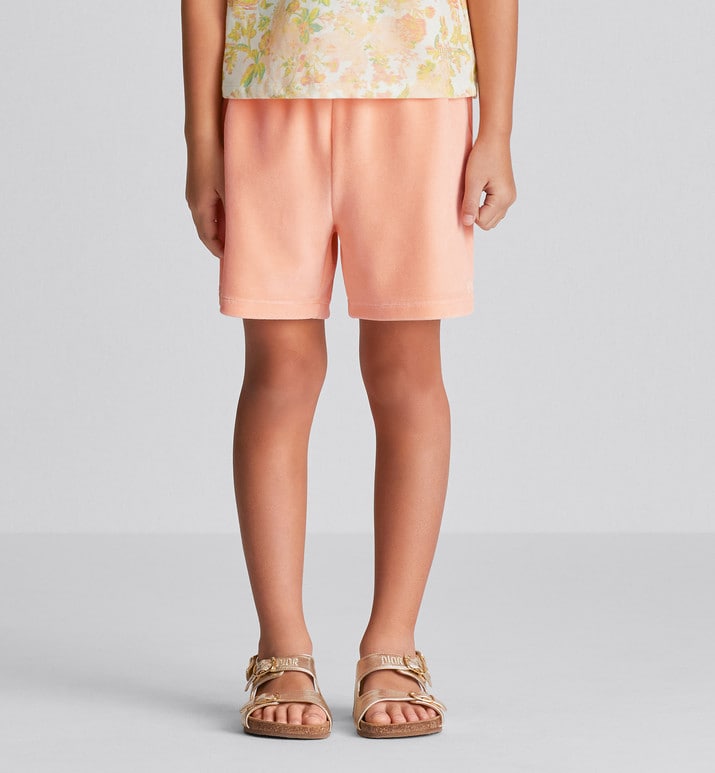 Kid's Shorts • Light Coral Pink Velvet