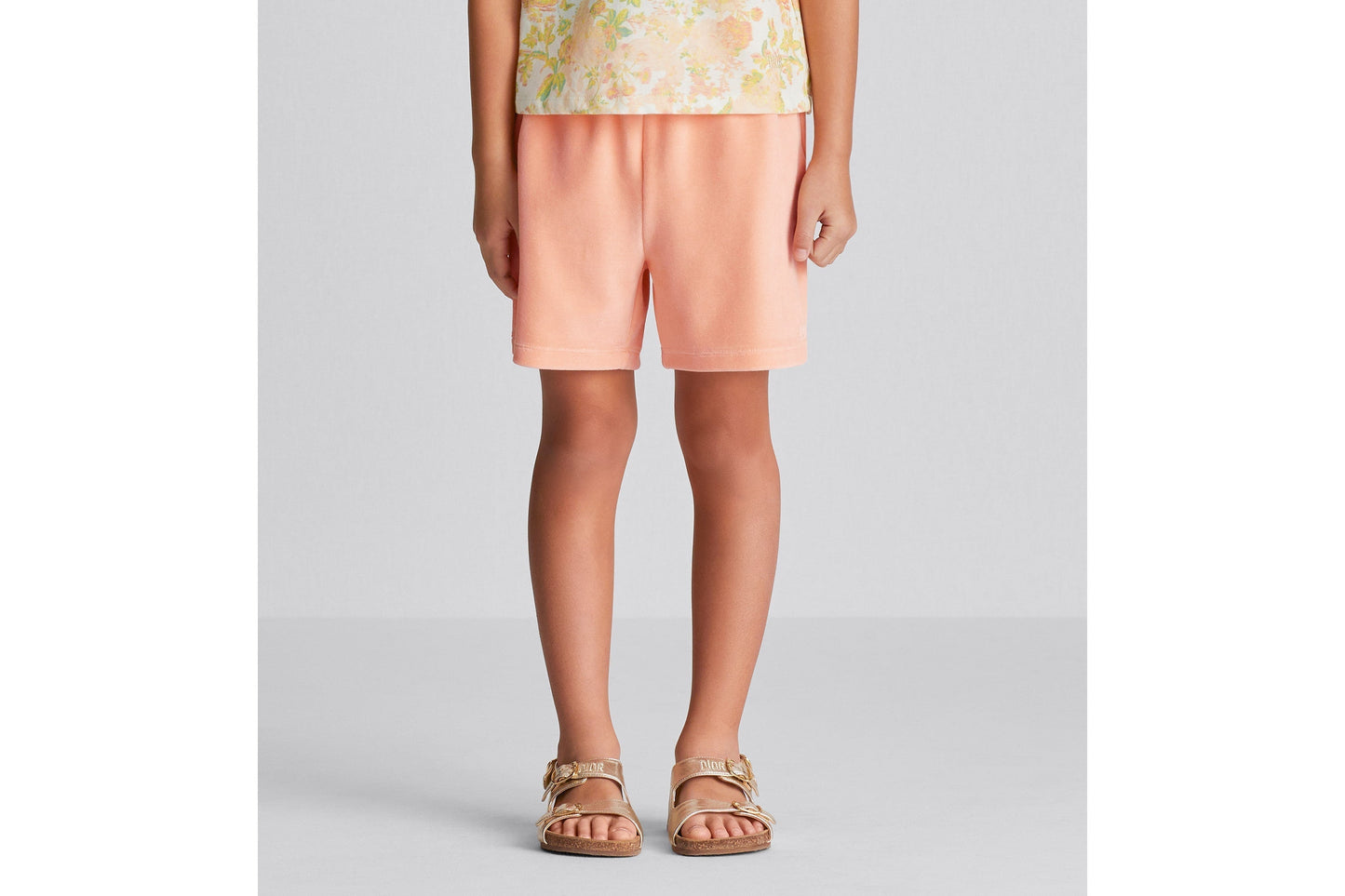 Kid's Shorts • Light Coral Pink Velvet