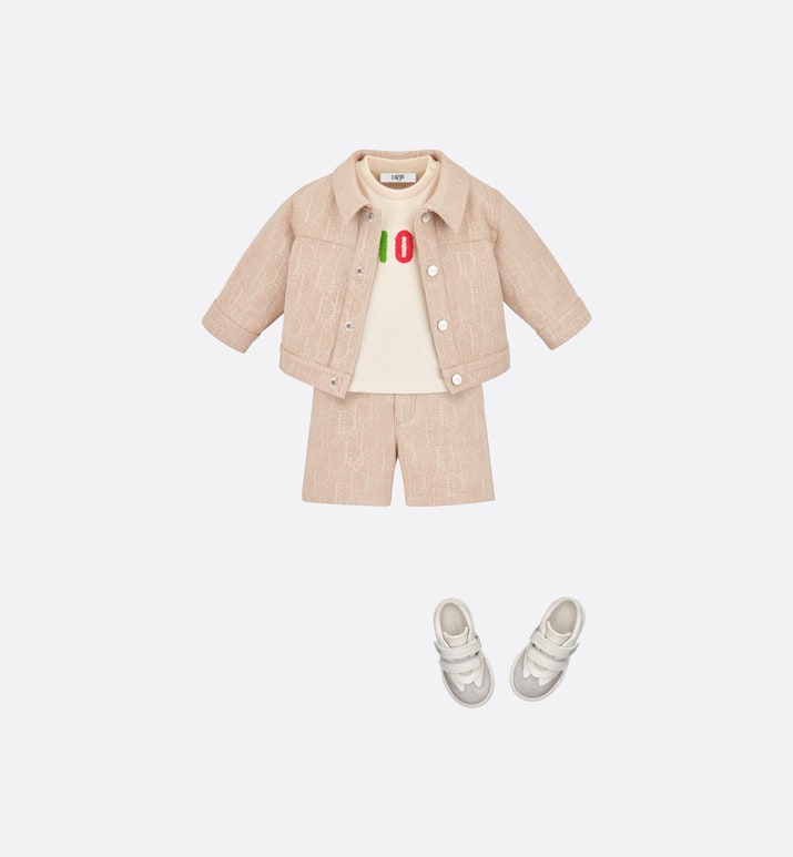 Baby Jacket • Beige Dior Oblique Cotton Denim