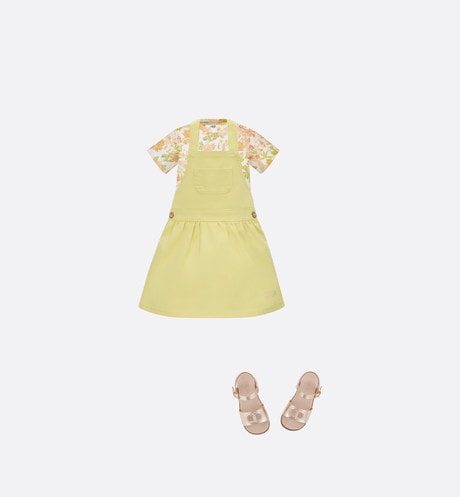 Baby T-Shirt • Multicolor Cotton Jersey with Floral Print