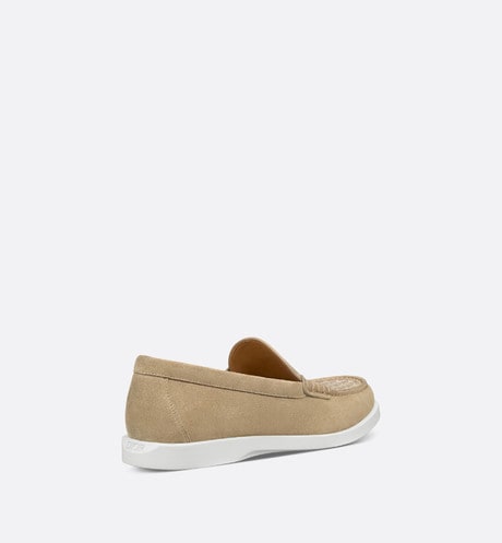 Dior Granville Loafer • Beige Dior Oblique Suede and Jacquard