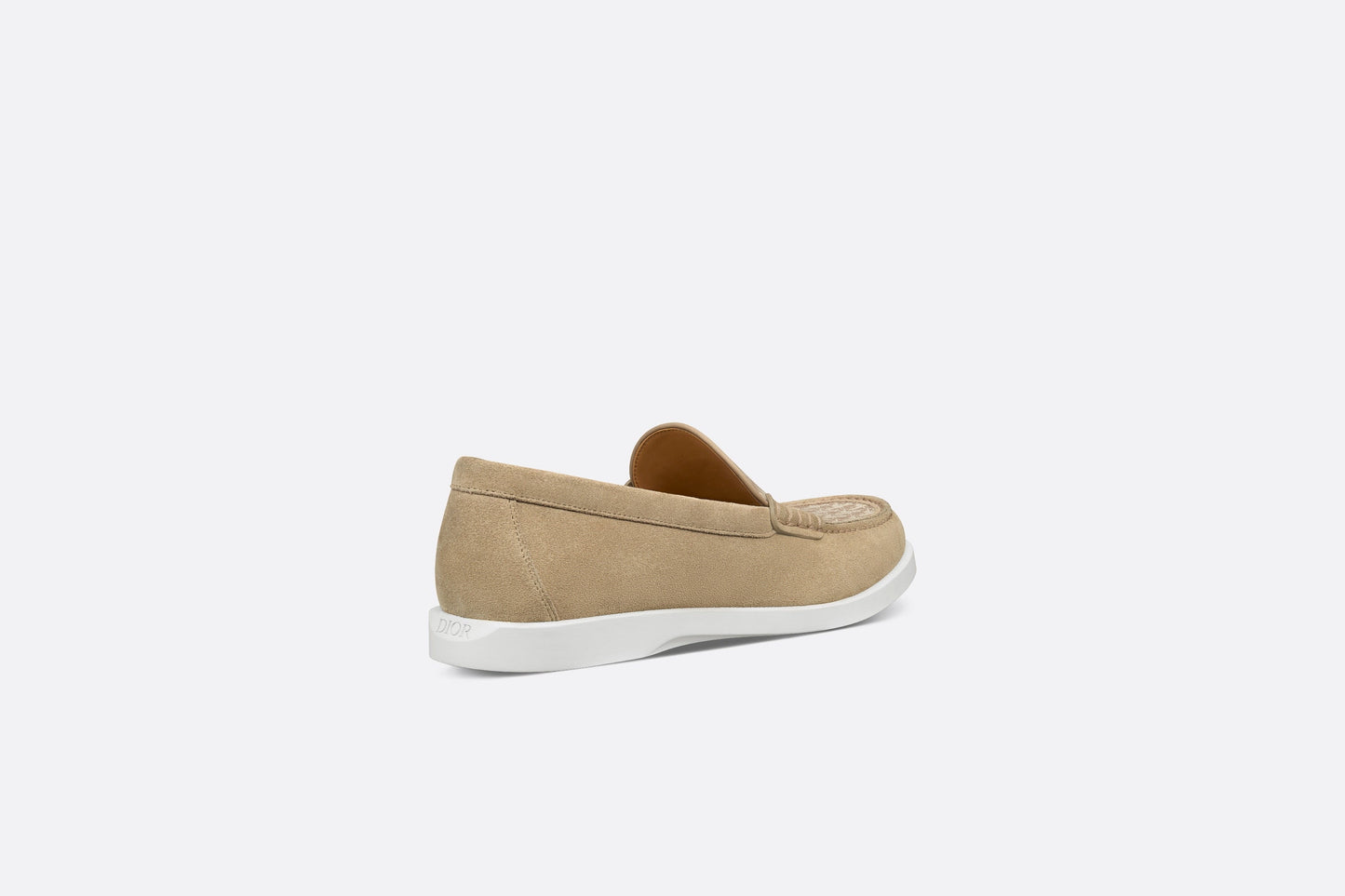 Dior Granville Loafer • Beige Dior Oblique Suede and Jacquard