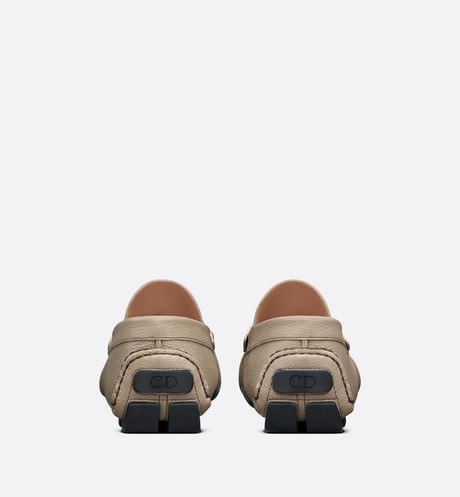 Loafer • Beige Grained Calfskin