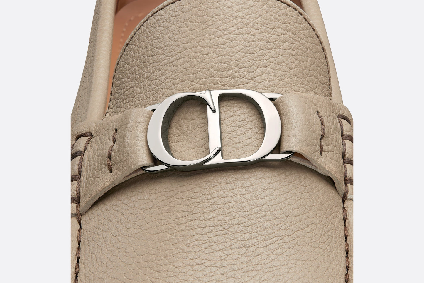 Loafer • Beige Grained Calfskin