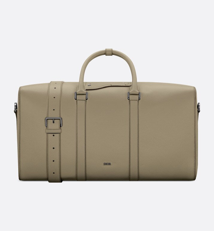 Dior Lingot 50 Bag • Beige Grained Calfskin