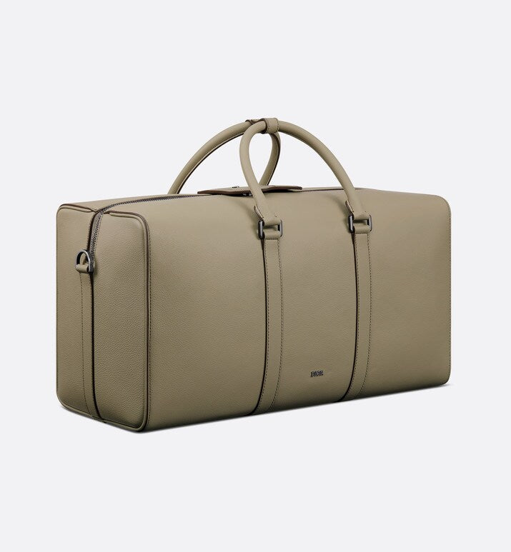 Dior Lingot 50 Bag • Beige Grained Calfskin