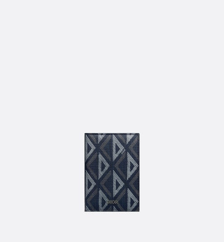 Bi-Fold Card Holder • Navy Blue CD Diamond Canvas