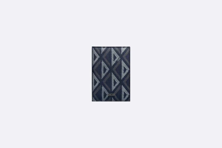 Bi-Fold Card Holder • Navy Blue CD Diamond Canvas