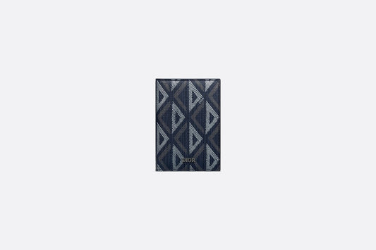 Bi-Fold Card Holder • Navy Blue CD Diamond Canvas