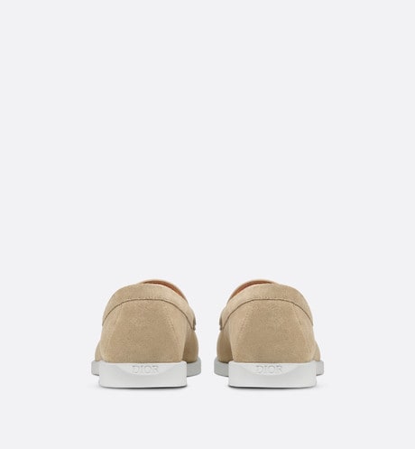 Dior Granville Loafer • Beige Dior Oblique Suede and Jacquard