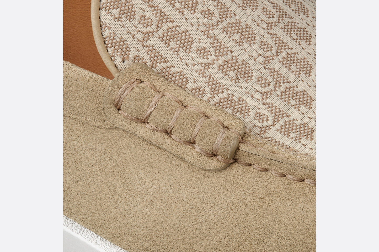 Dior Granville Loafer • Beige Dior Oblique Suede and Jacquard