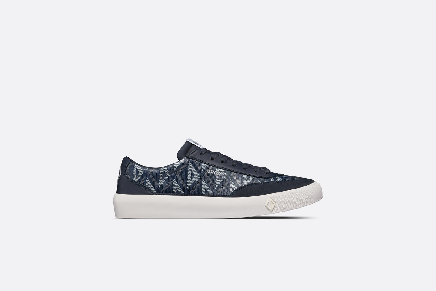 B101 Sneaker • Navy Blue CD Diamond Canvas, Smooth Calfskin and Nubuck