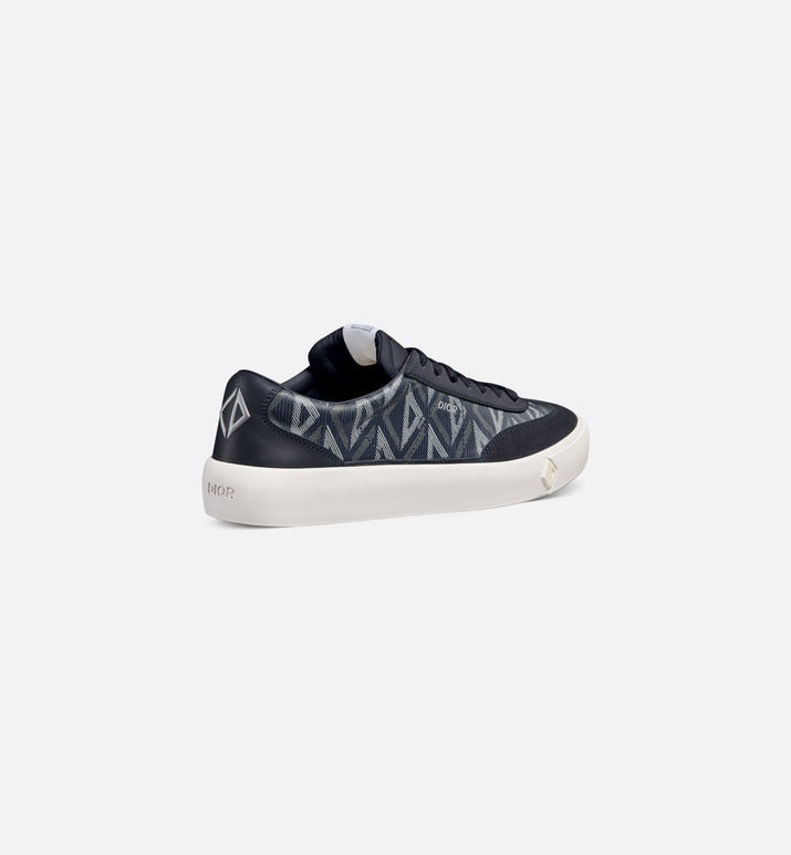 B101 Sneaker • Navy Blue CD Diamond Canvas, Smooth Calfskin and Nubuck