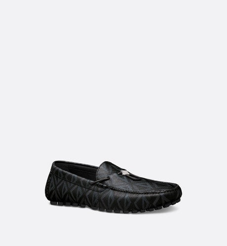 Loafer • Black CD Diamond Grained Leather