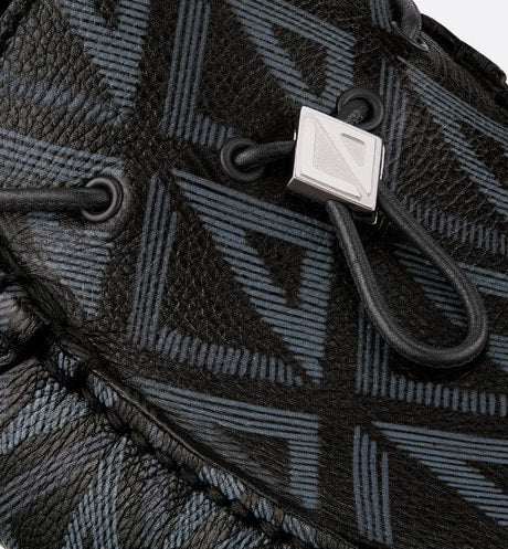 Loafer • Black CD Diamond Grained Leather