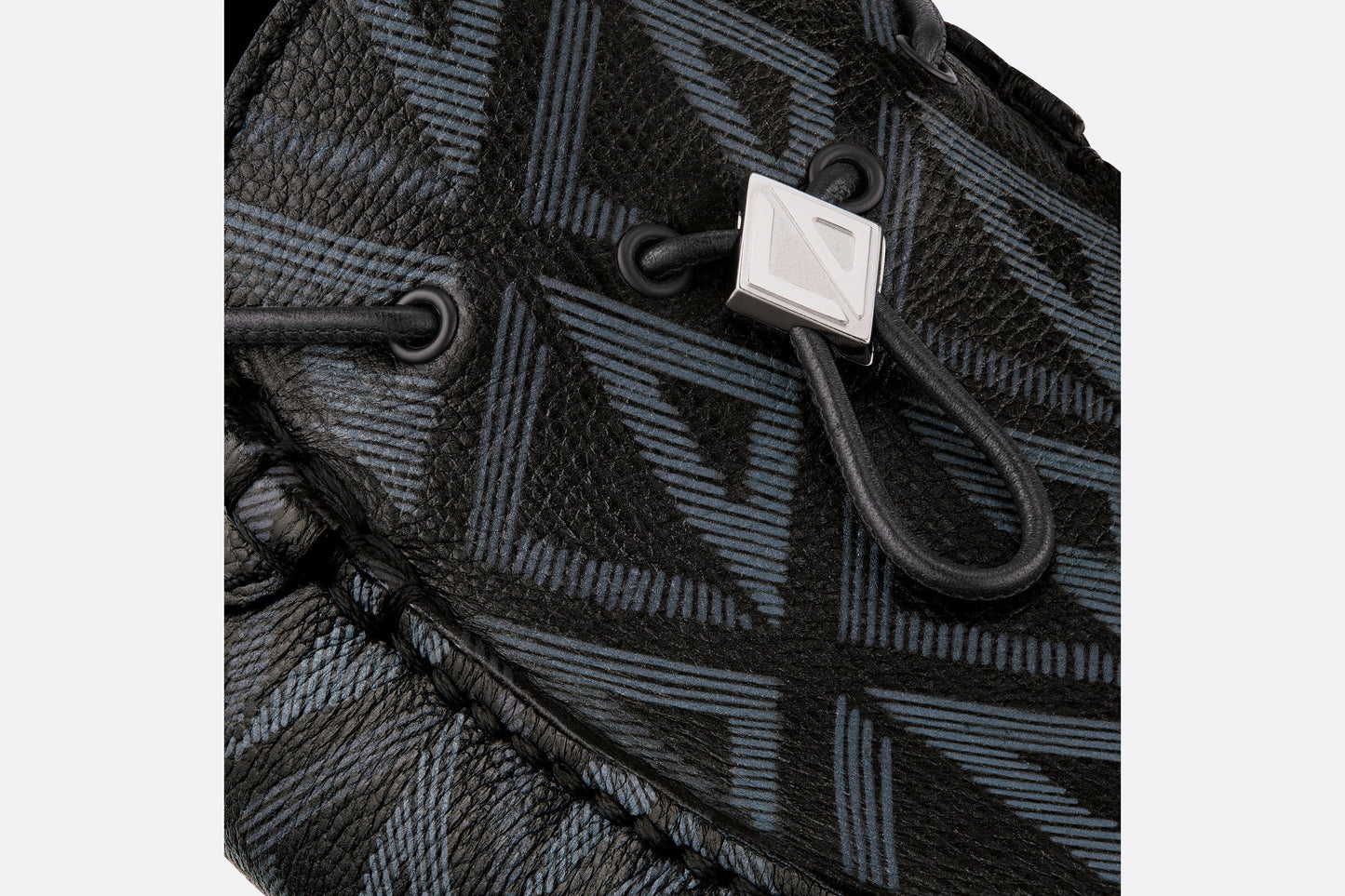 Loafer • Black CD Diamond Grained Leather