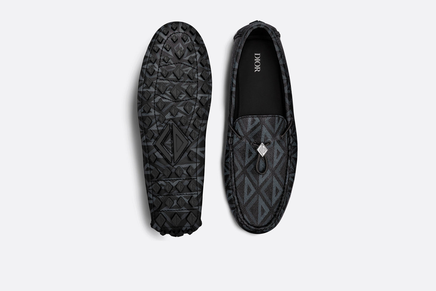 Loafer • Black CD Diamond Grained Leather