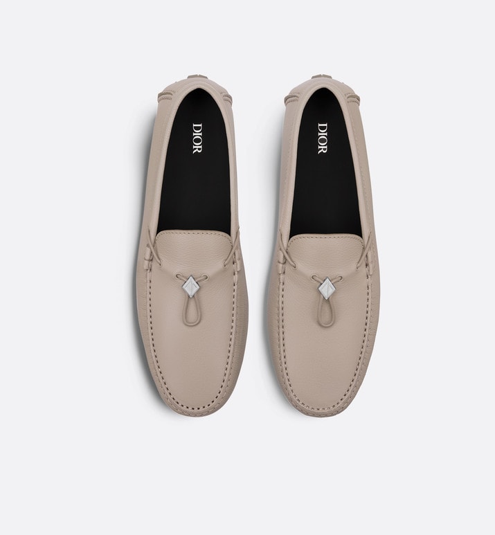 Loafer • Beige Grained Calfskin