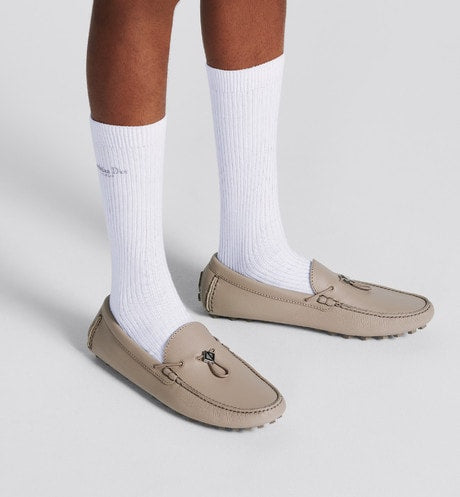 Loafer • Beige Grained Calfskin