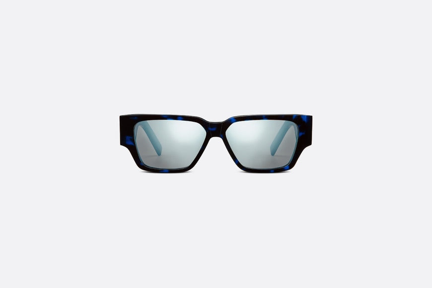 CD Diamond S5I  • Blue Tortoiseshell-Effect Square Sunglasses
