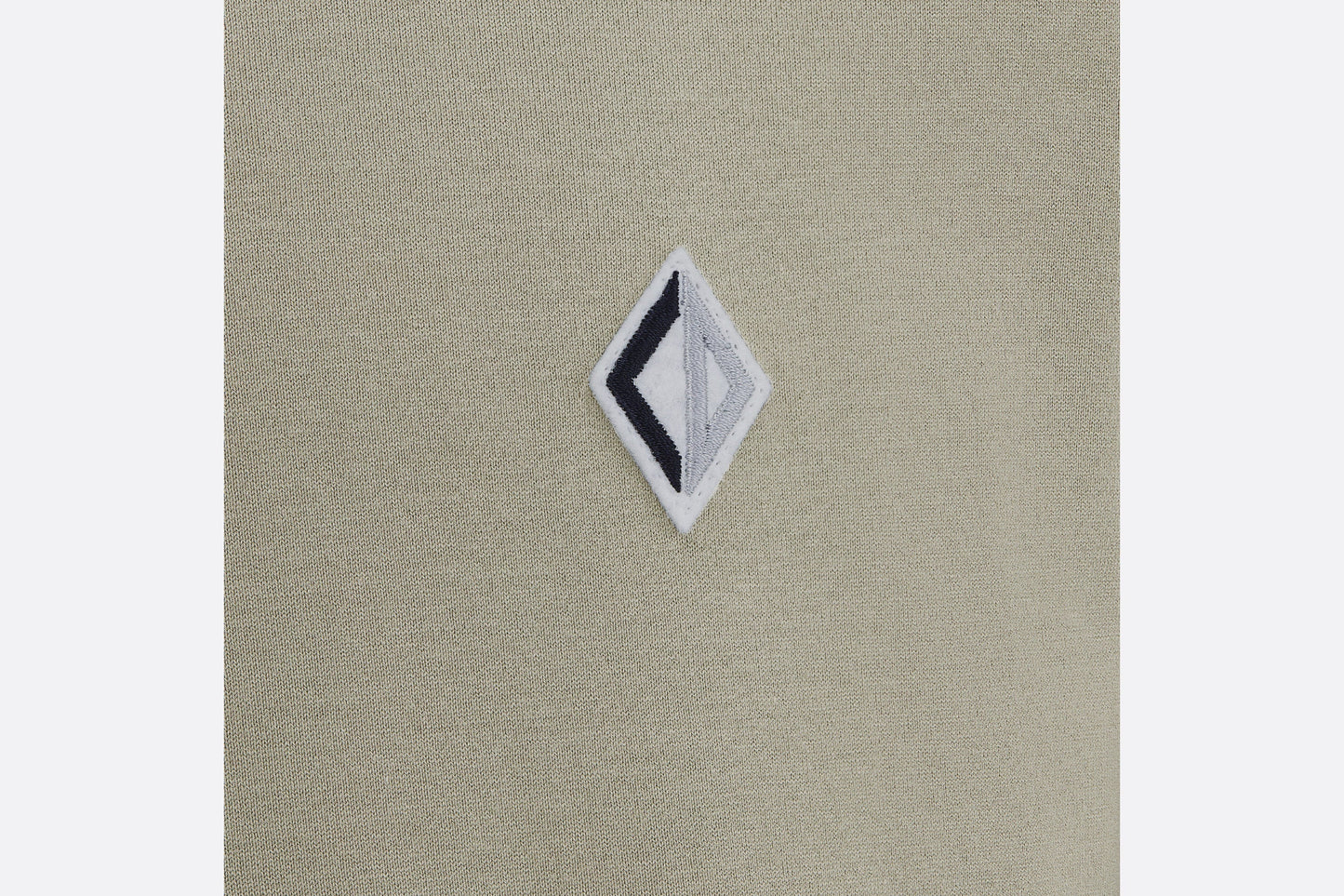 CD Diamond Relaxed-Fit T-Shirt • Beige Cotton Jersey