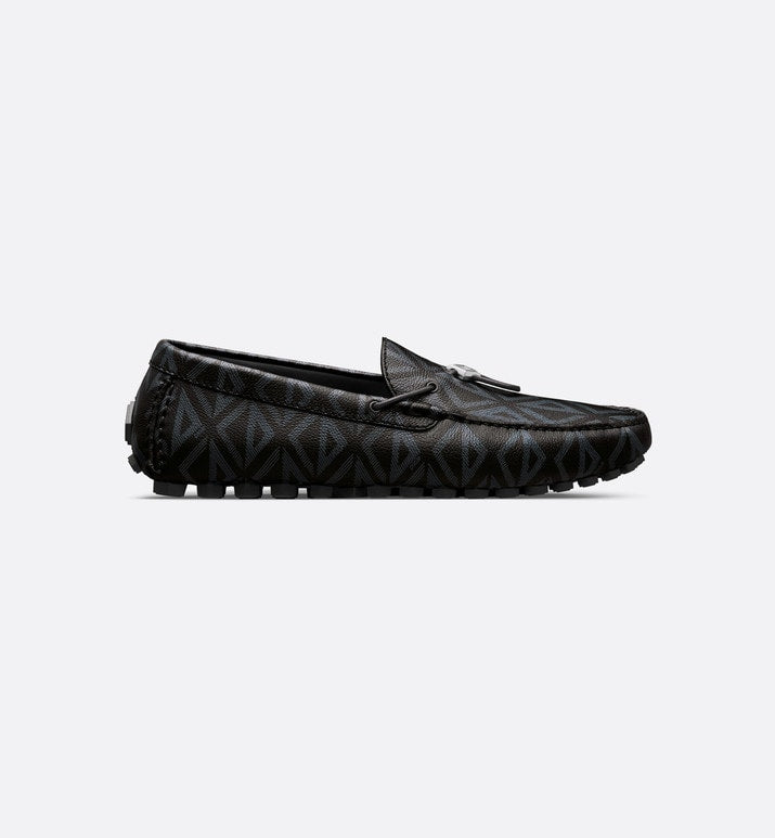 Loafer • Black CD Diamond Grained Leather