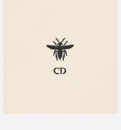 Straight Dress • White Wool and Silk