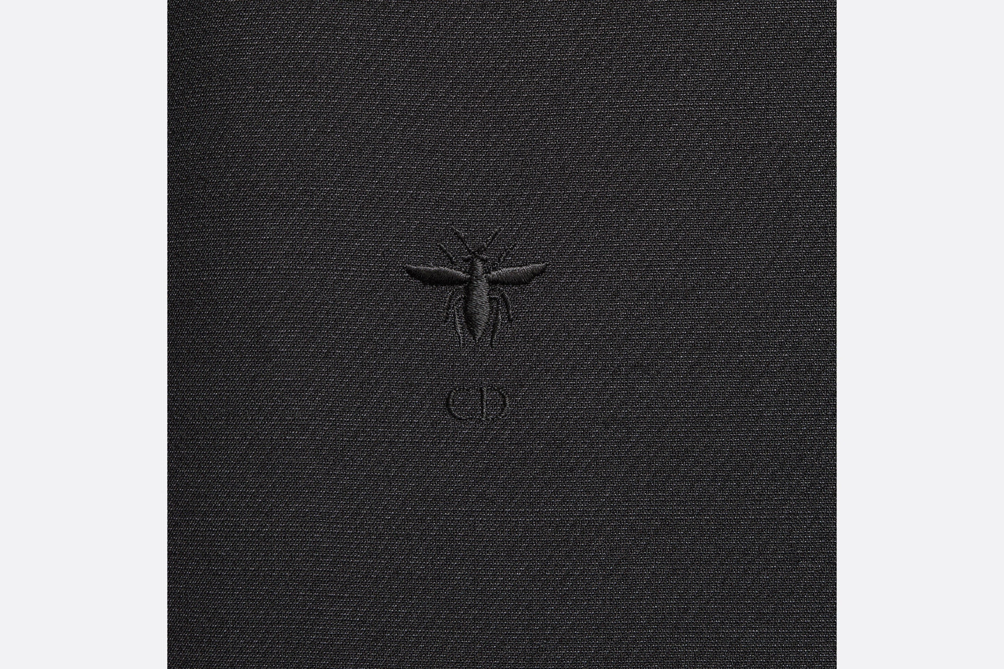 Straight Dress • Black Wool and Silk