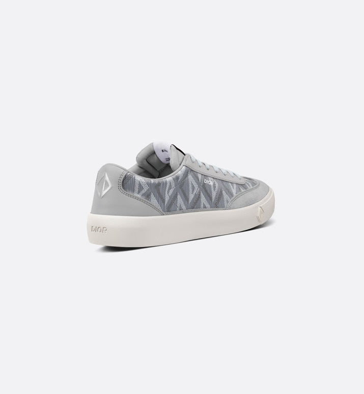 B101 Sneaker • Dior Gray CD Diamond Canvas, Smooth Calfskin and Nubuck