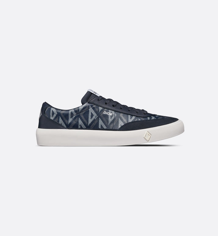 B101 Sneaker • Navy Blue CD Diamond Canvas, Smooth Calfskin and Nubuck