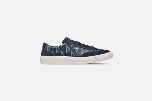 B101 Sneaker • Navy Blue CD Diamond Canvas, Smooth Calfskin and Nubuck
