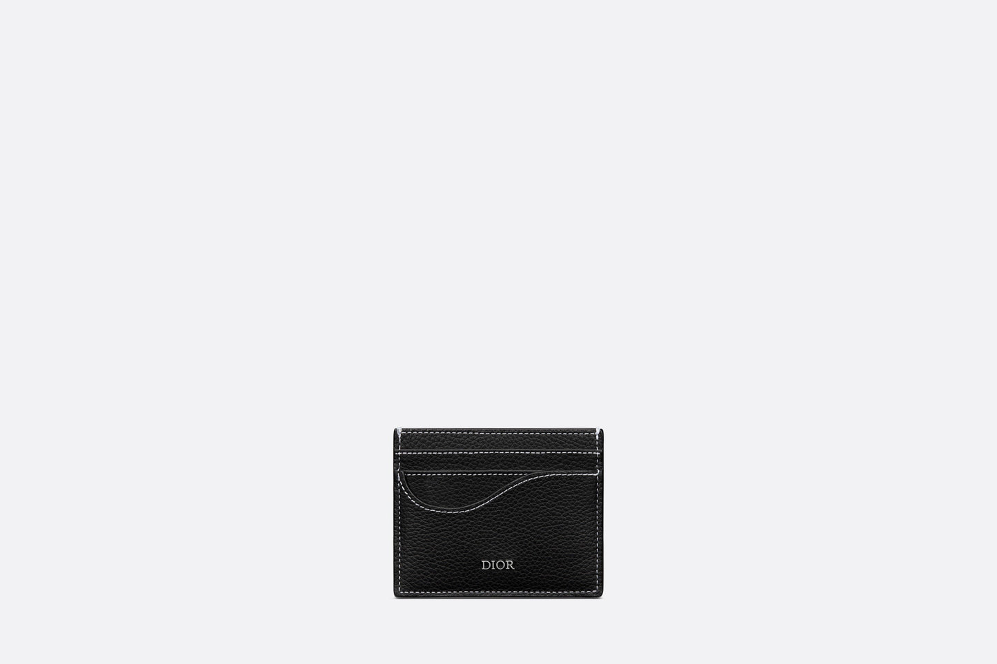 Saddle Card Holder • Black Grained Calfskin