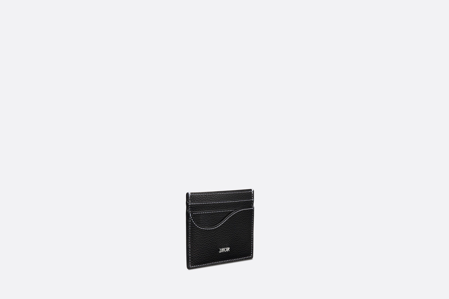 Saddle Card Holder • Black Grained Calfskin