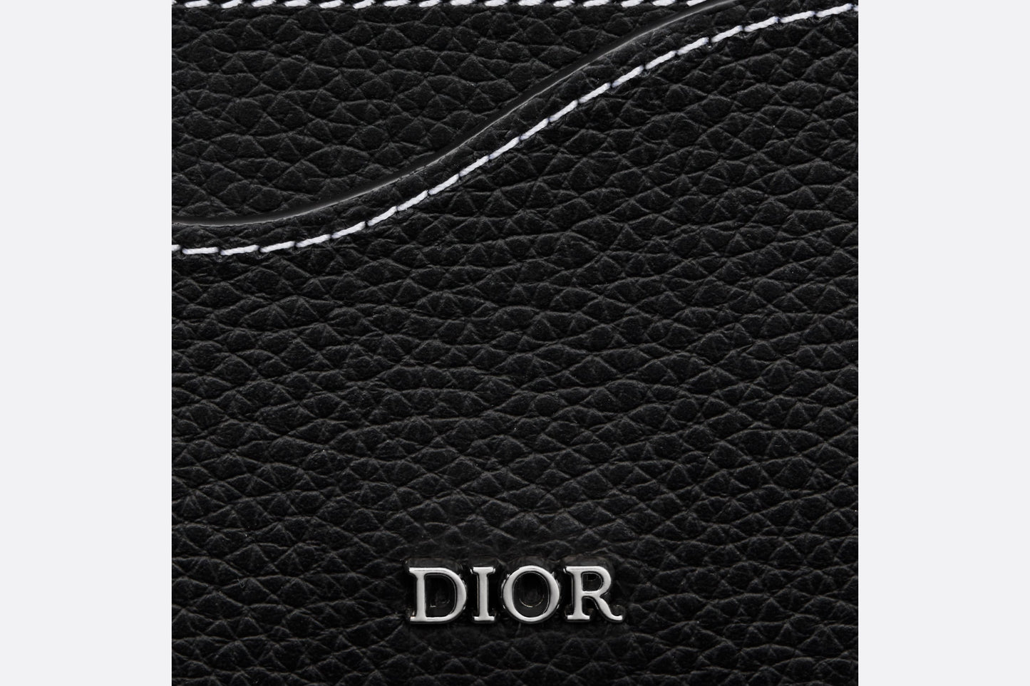 Saddle Card Holder • Black Grained Calfskin