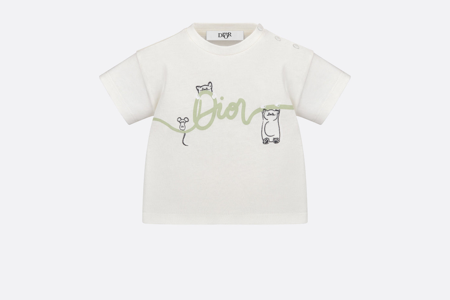 Baby T-Shirt • Ivory Cotton Jersey