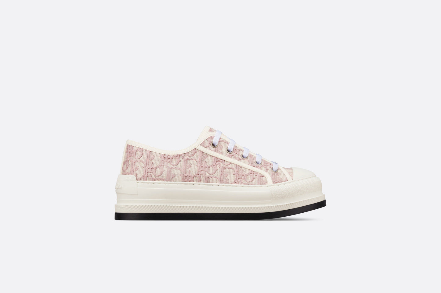 Walk'n'Dior Platform Sneaker • Nude Dior Oblique Embroidered Cotton
